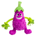 House Of Paws Aubergine & Rope Dog Toy