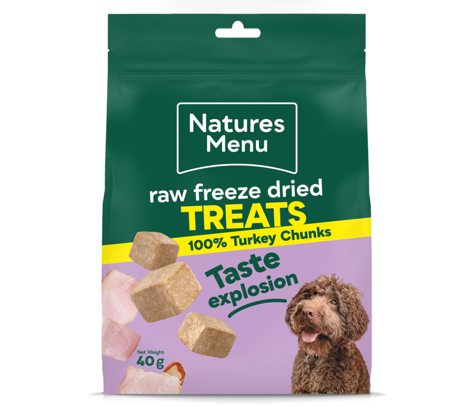 Natures Menu Freeze-Dried Turkey Chunks 40g