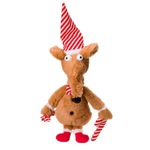 House Of Paws Plush Christmas Rat Dog Toy