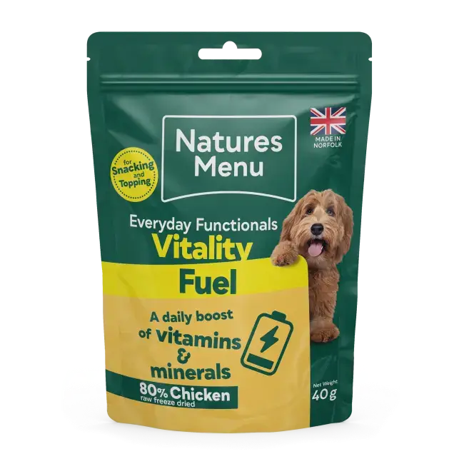 Natures Menu Functional Freeze-Dried Chicken Treats for Vitality Fuel 40g