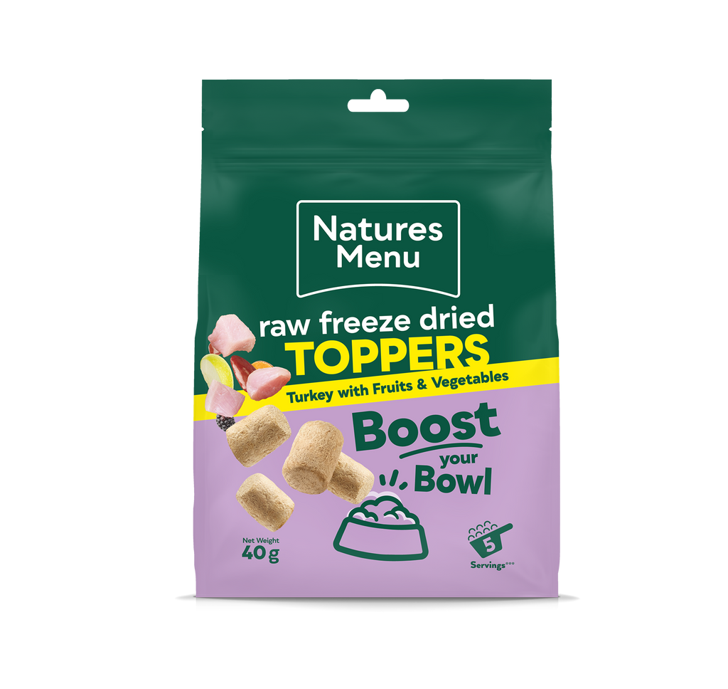 Natures Menu Freeze-Dried Topper Turkey 40g