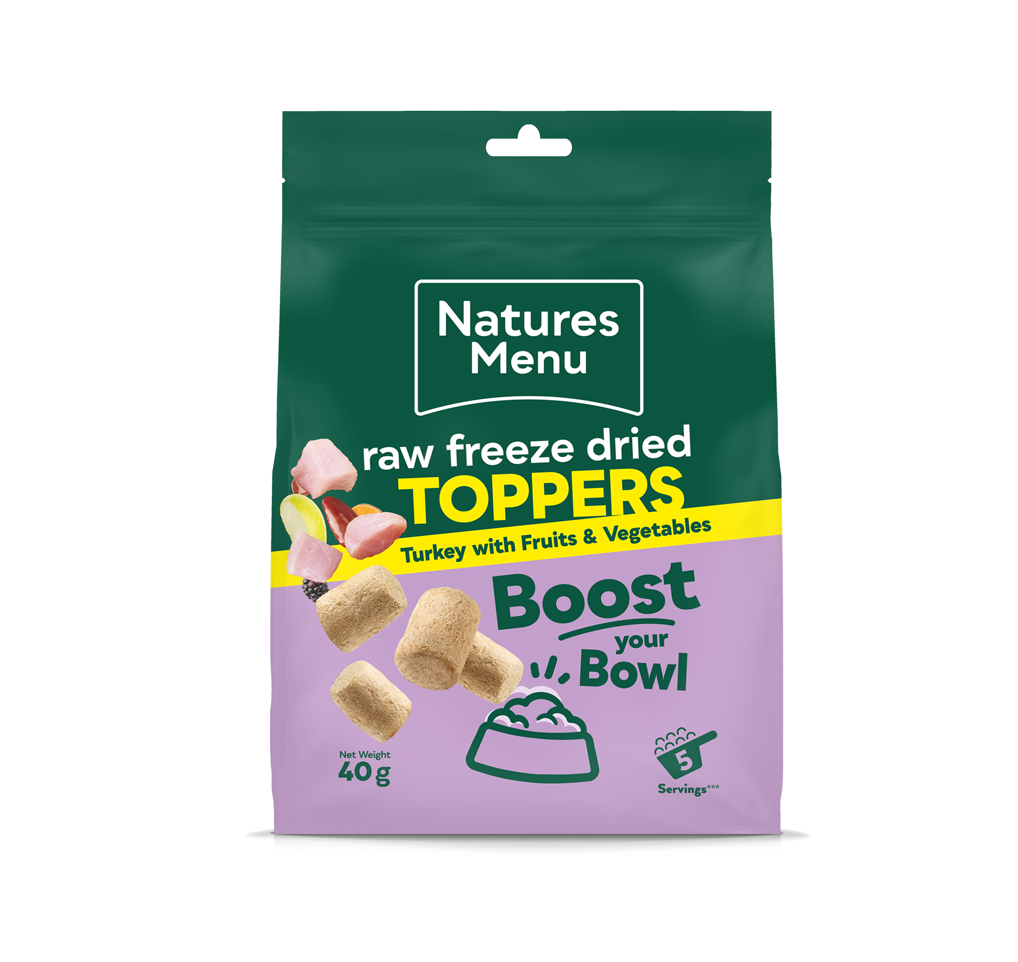 Natures Menu Freeze-Dried Topper Turkey 40g
