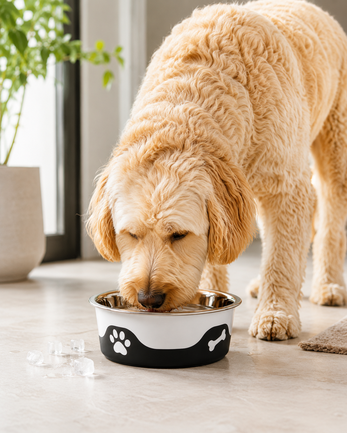 Espresso-ThermaCool Dog & Cat Bowls