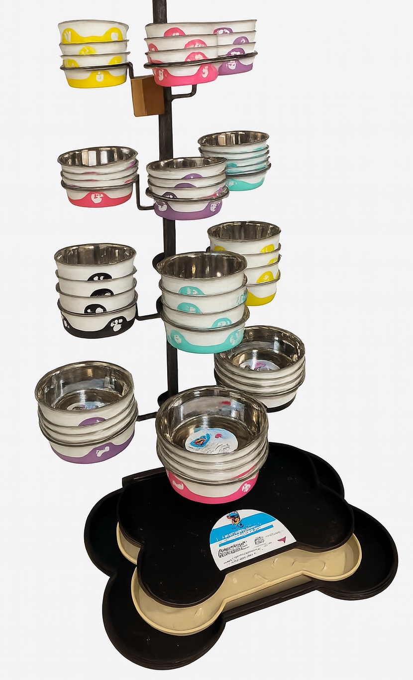 Grape-ThermaCool Dog & Cat Bowls