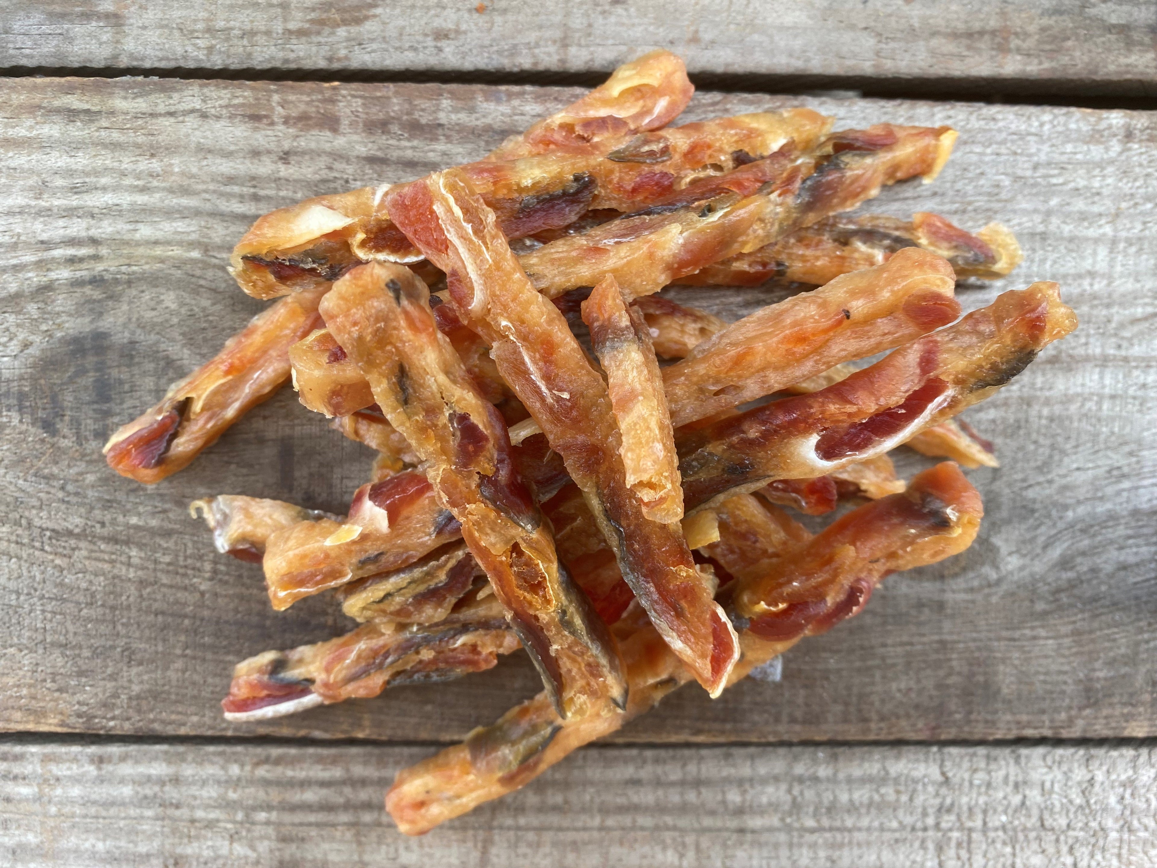 Salmon Skin Fingers