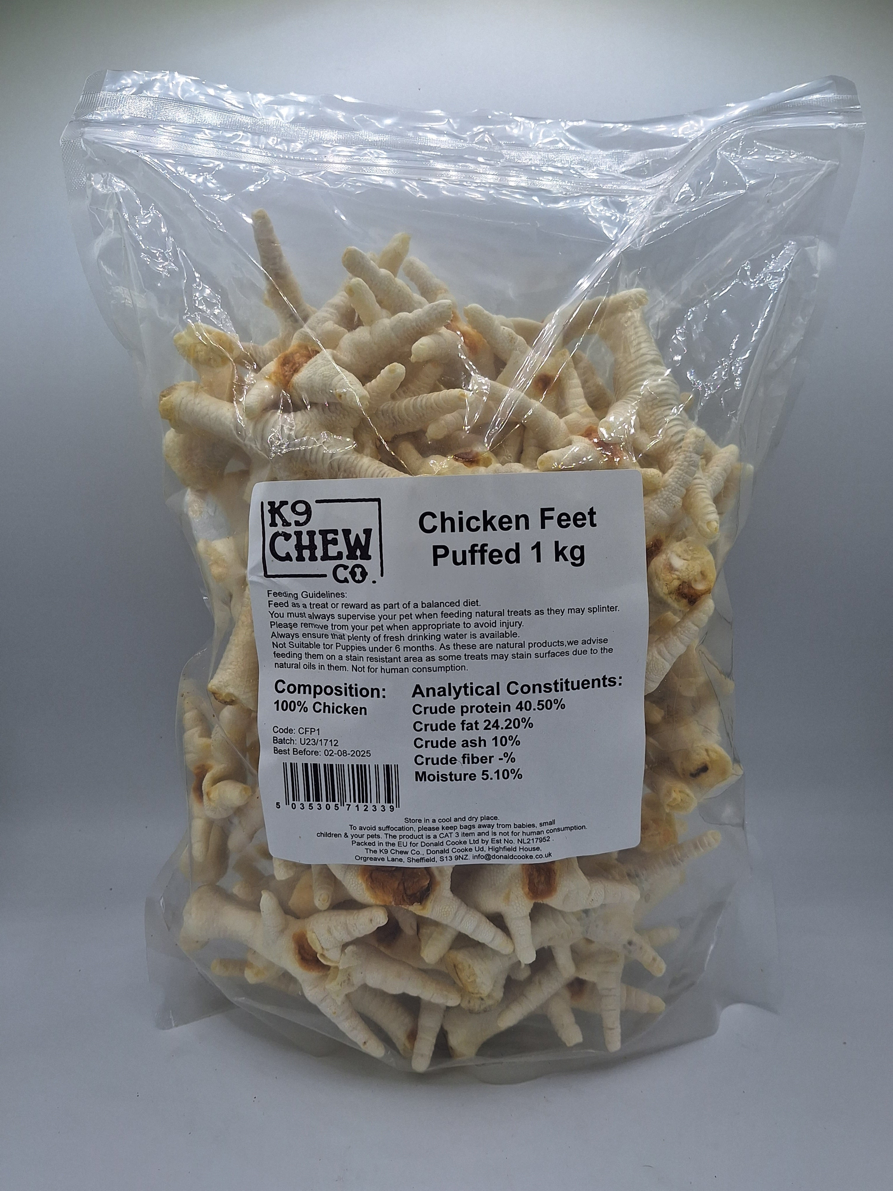 Chicken Feet Puffed