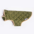Forest Green Quilted Dog Coat by Danish Design