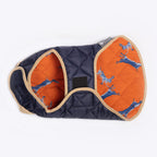 Navy Quilted Dog Coat by Danish Design