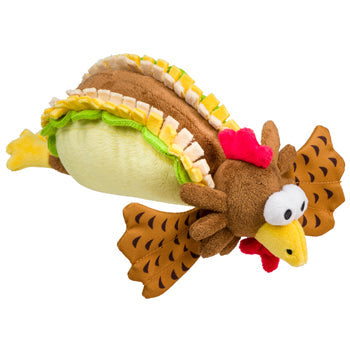 House Of Paws Chicken Wrap Plush Dog Toy