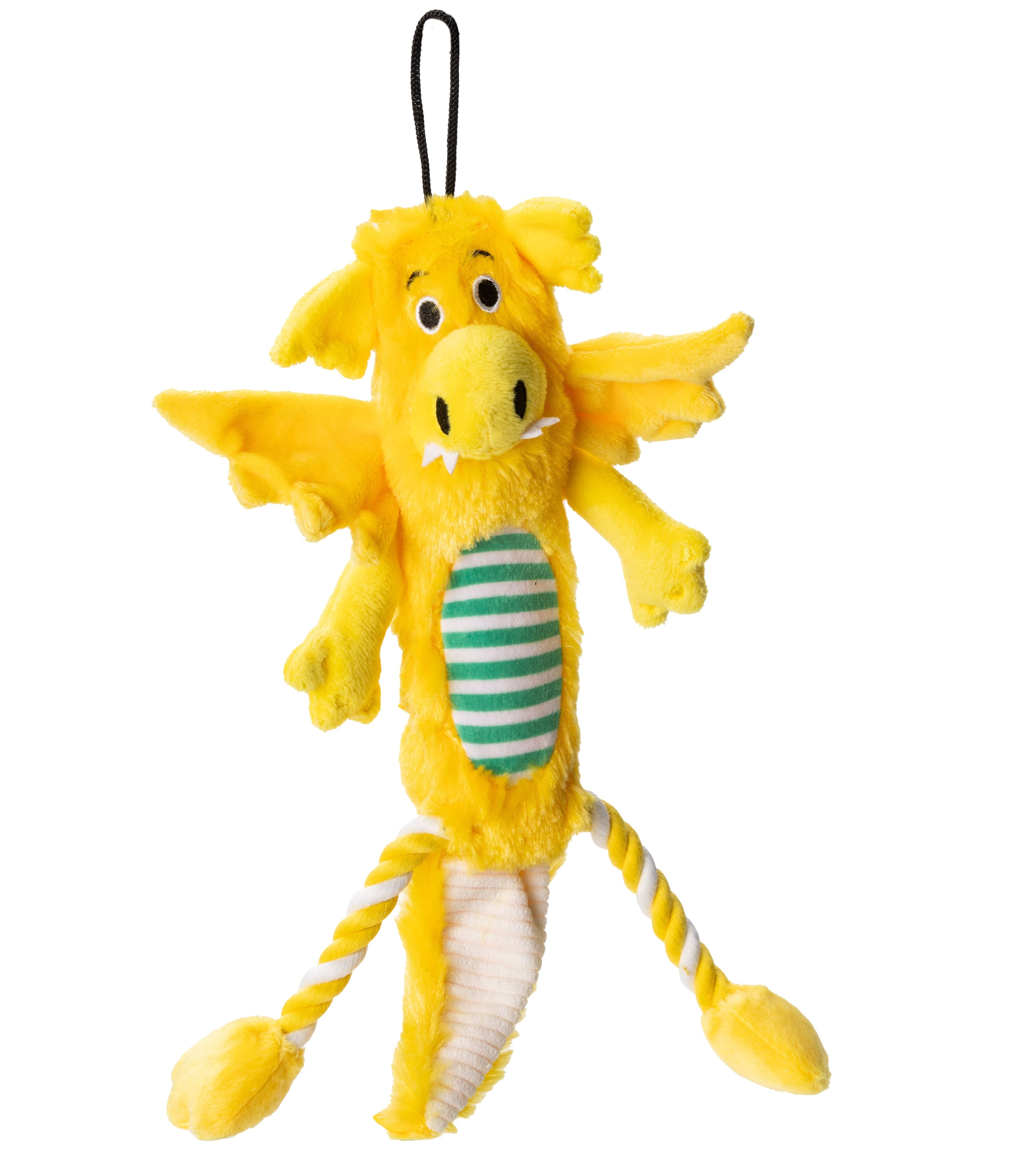 House Of Paws Yellow Mythical Dragon Dog Toy