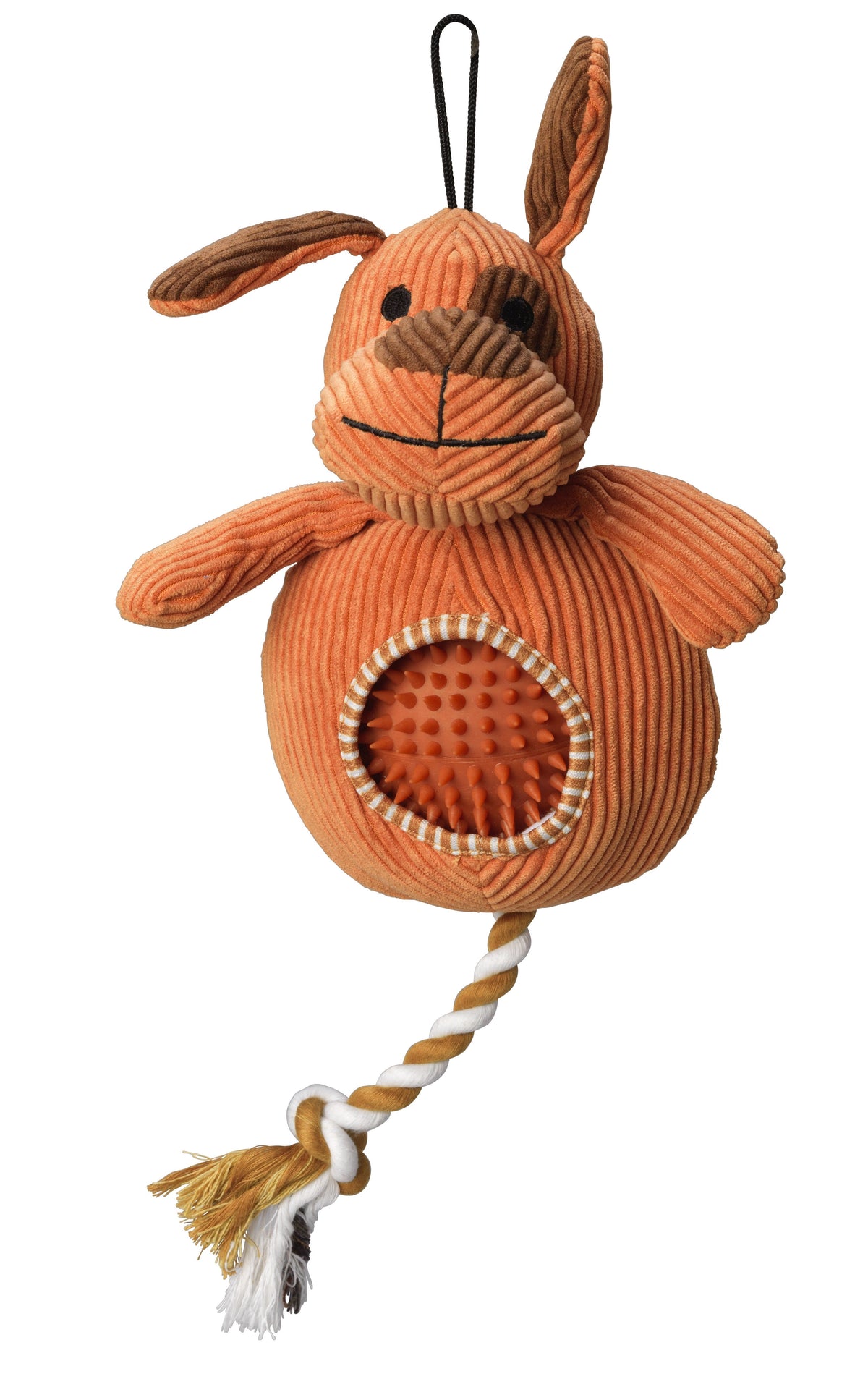House Of Paws Dog Cord Toy With Spikey Ball Dog Toy