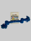 Kowloon All Senses Knotted Rope Dog Toy - Blue/Bacon