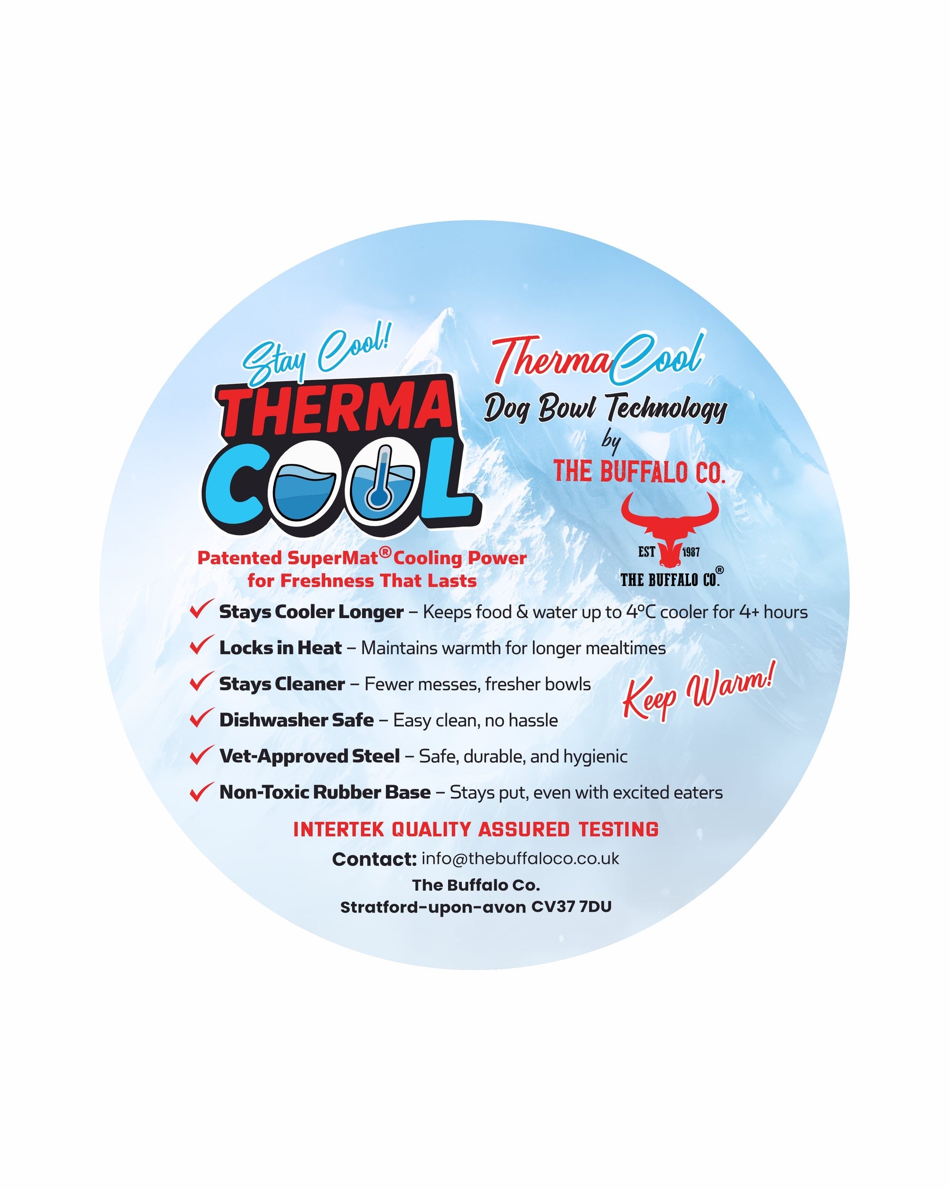 ThermaCool Dog Bowl