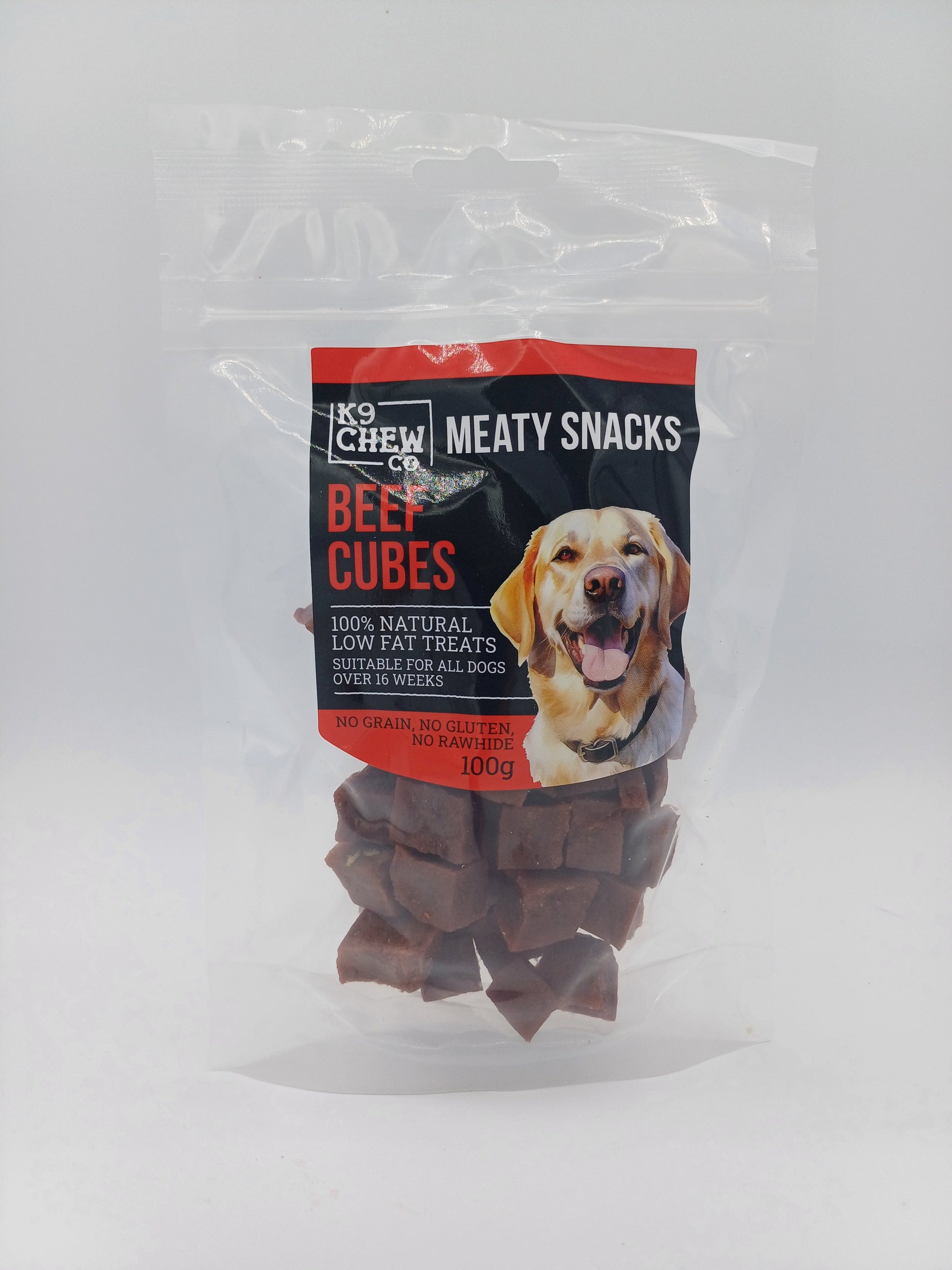 Meaty Snacks Beef Cubes 100g