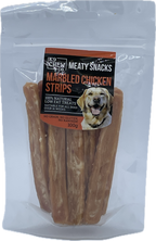 Meaty Snacks Marbled Chicken Strips 100g
