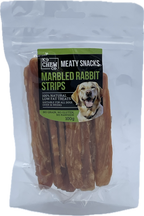 Meaty Snacks Marbled Rabbit Strips 100g