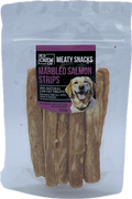 Meaty Snacks Marbled Salmon Strips 100g