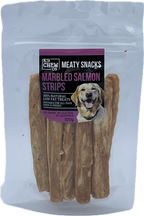 Meaty Snacks Marbled Salmon Strips 100g