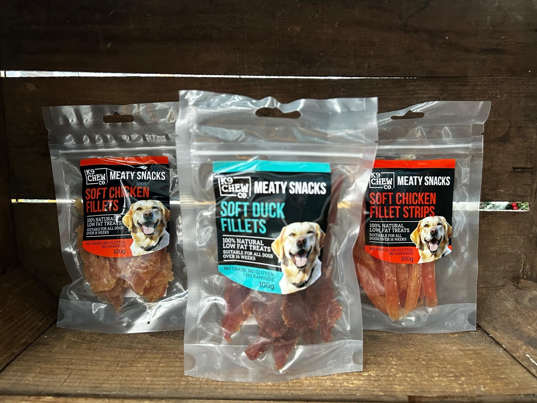 Meaty Snacks Soft Duck Fillets 100g
