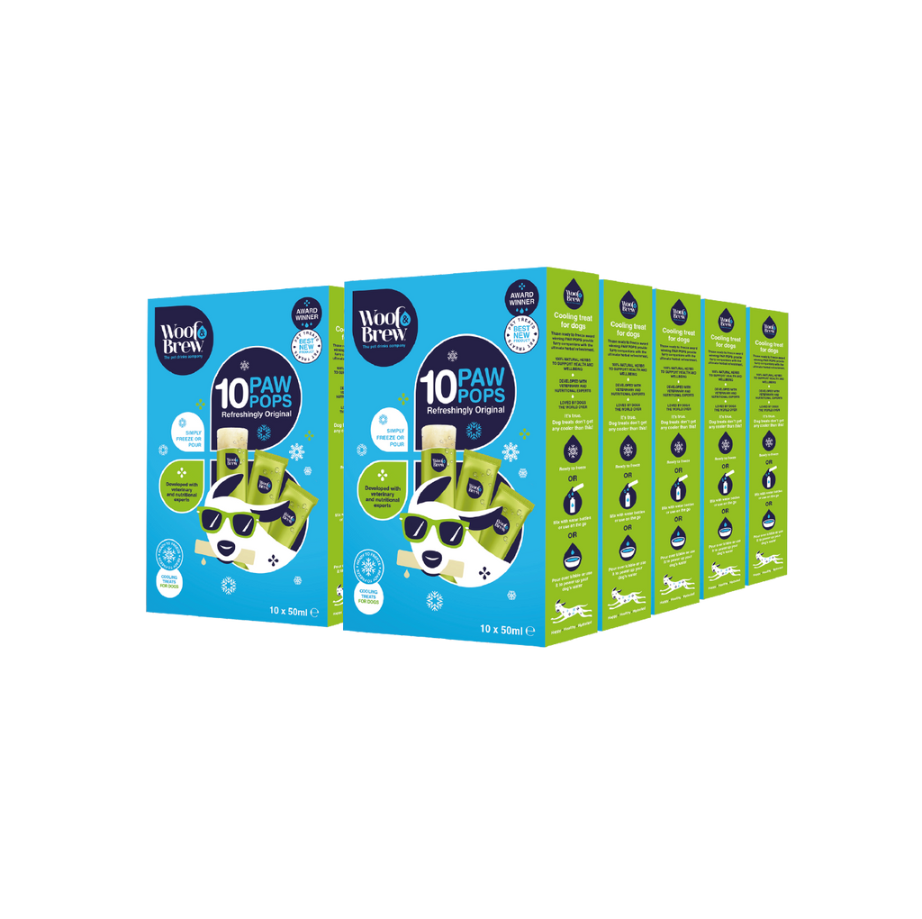 Woof&Brew Paw Pops for Dogs  - Freeze Pops for Dogs - Doggy Ice Pops