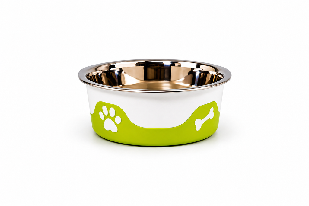 Olive Green-ThermaCool Dog & Cat Bowls