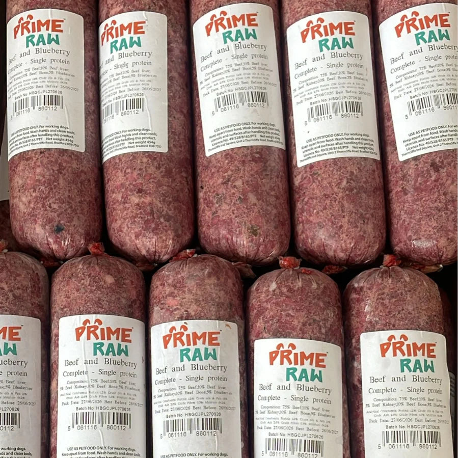 Prime Raw - Beef & Blueberry Complete 454g