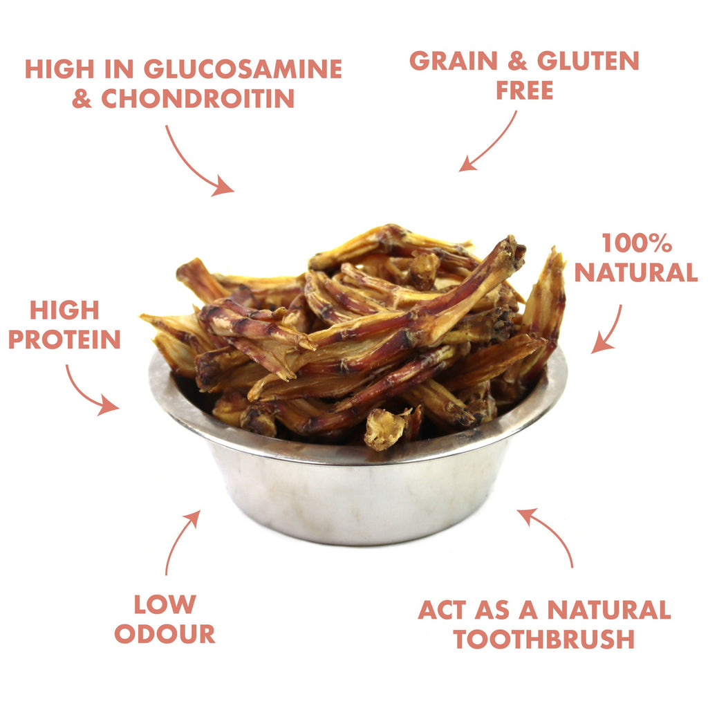 Dried Duck Feet 100% Natural
