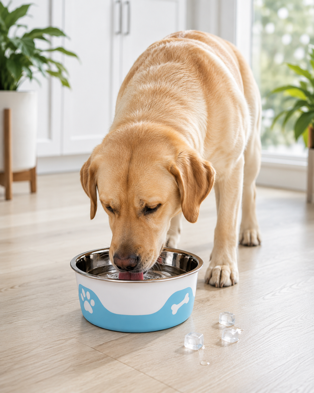 Azzure Blue-ThermaCool Dog & Cat Bowls