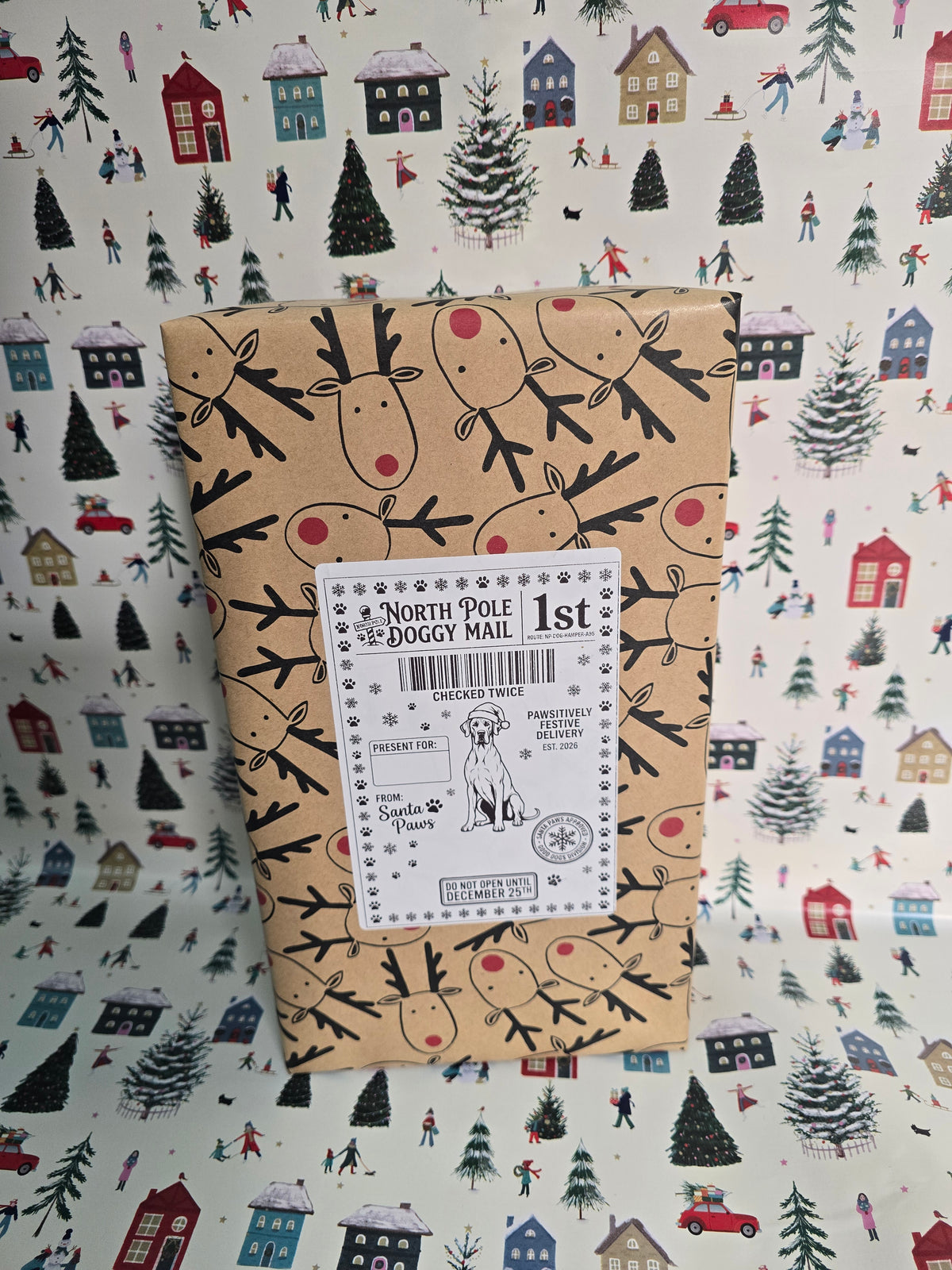 Dog Christmas treat box