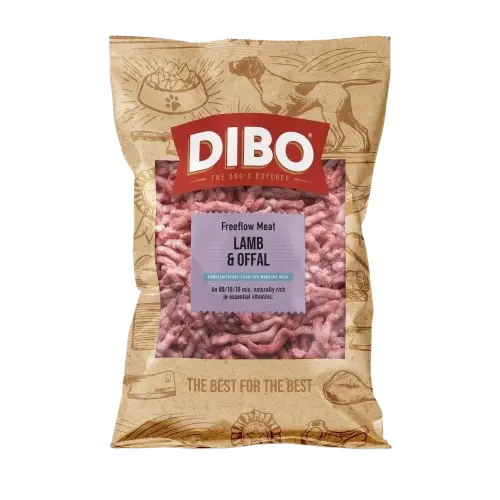 DIBO Freeflow Lamb & Offal Raw Dog Food 1Kg