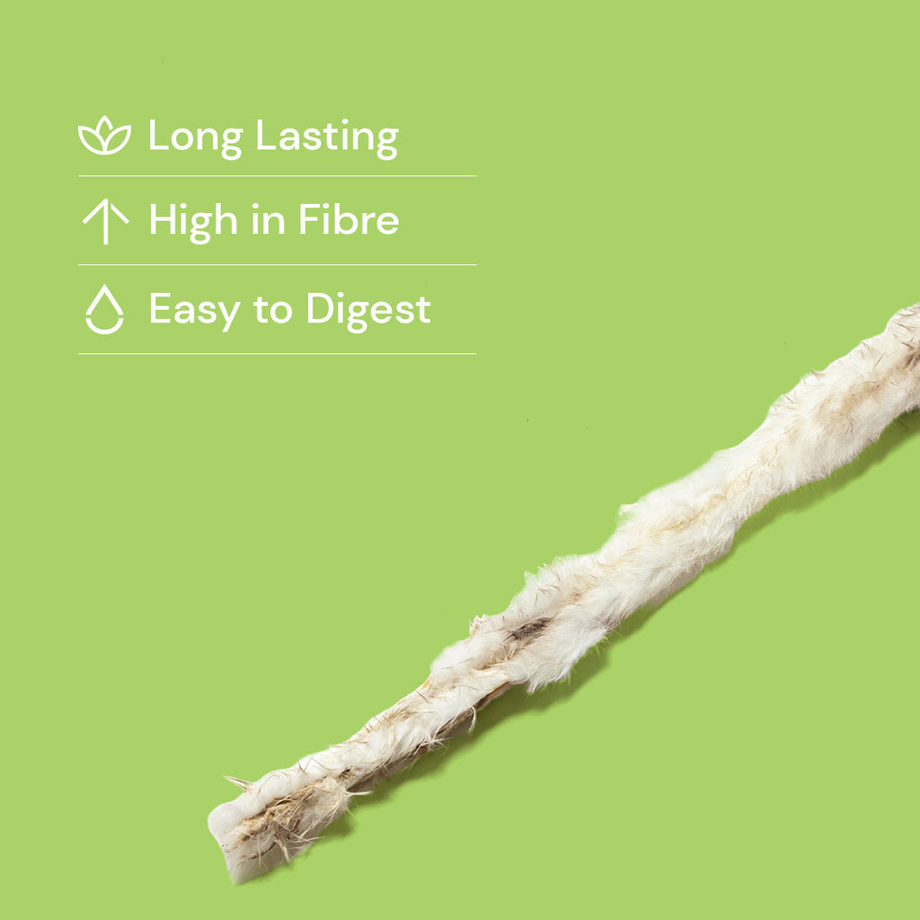 Whole Hairy Rabbit Skin Roll
