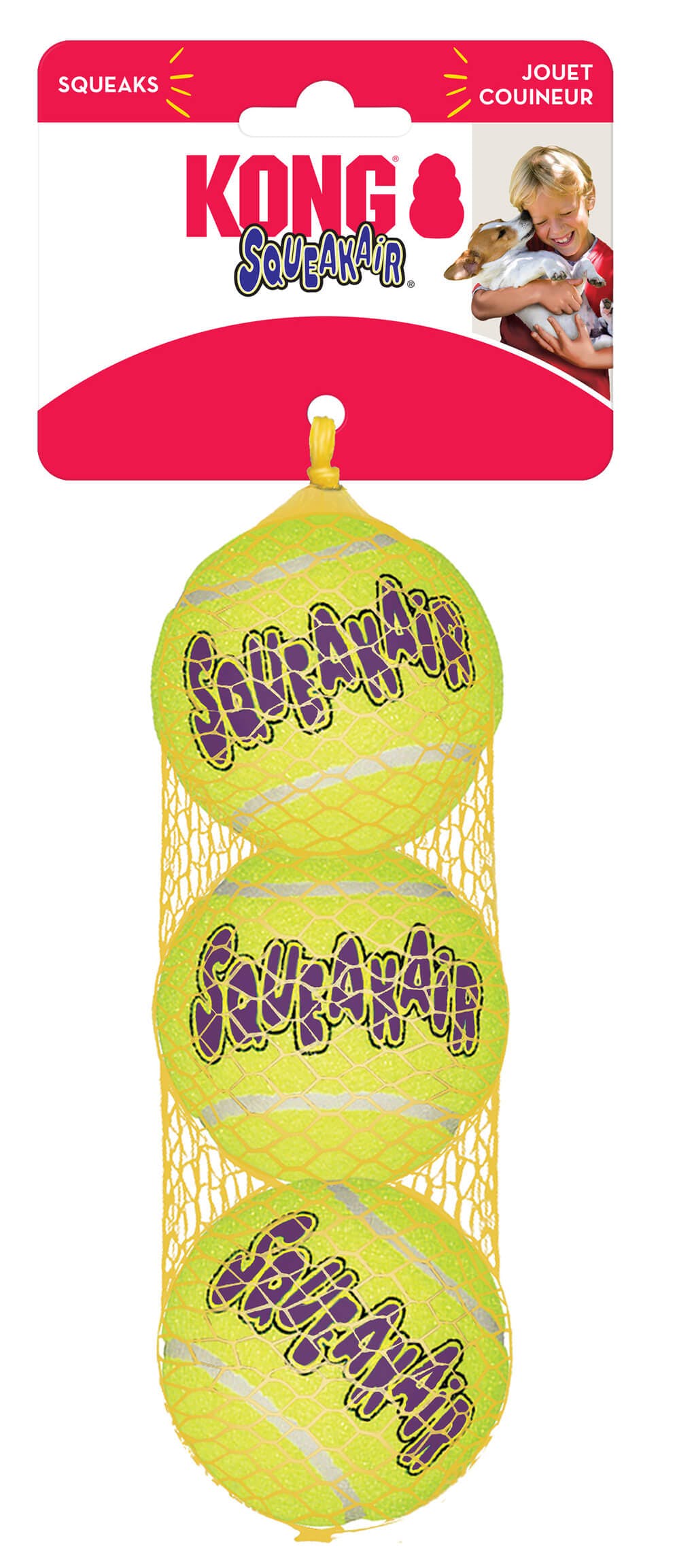 KONG SqueakAir Balls 3 pack Medium