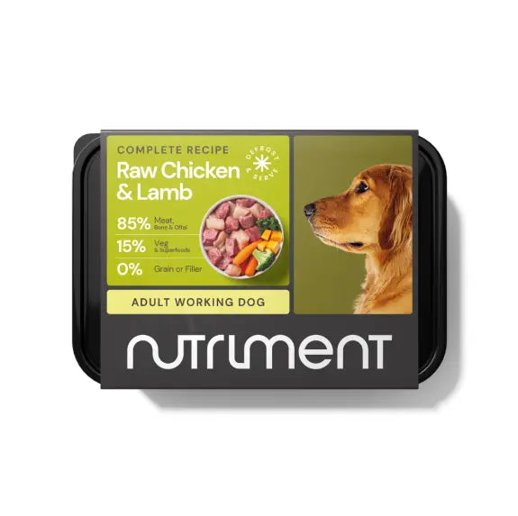 Nutriment Chicken & Lamb Raw Dog Food 500g