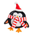 House Of Paws Squeaky Round Penguin Dog Toy